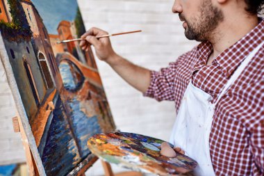Modern ressam resim manzara