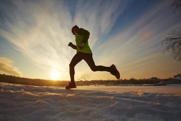 Young sportsman running — Stock Photo, Image