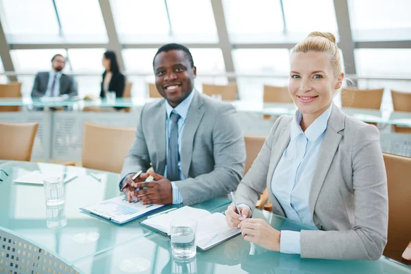 Business team at seminar — Stock Photo, Image