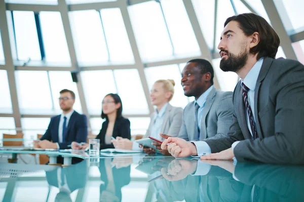 Team di lavoro al seminario — Foto Stock