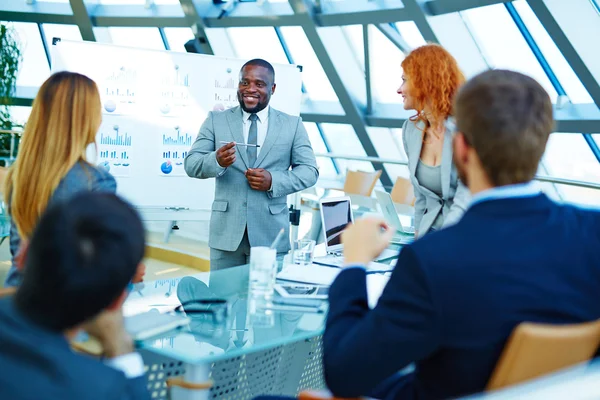 Empresários em conferência — Fotografia de Stock