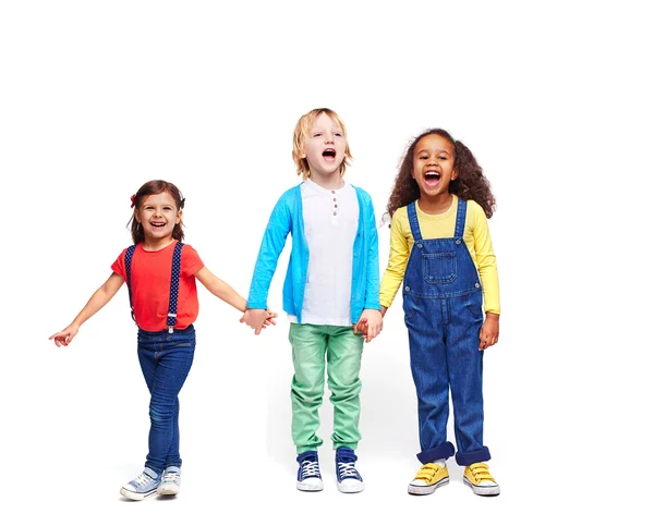 Adorable happy kids — Stock Photo, Image