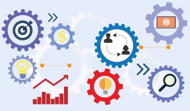 İşgücü, ekip çalışması, hareket halindeki iş adamları, motivasyon 