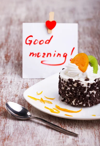 Morning cup-cake — Stock Photo, Image