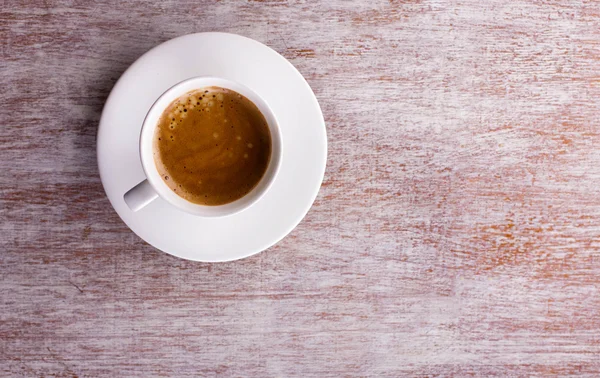 Cup of coffee with foam — Stock Photo, Image