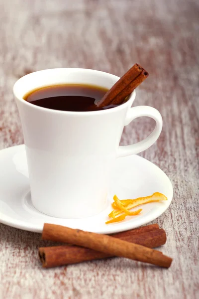 Coffee  with cinnamon — Stock Photo, Image