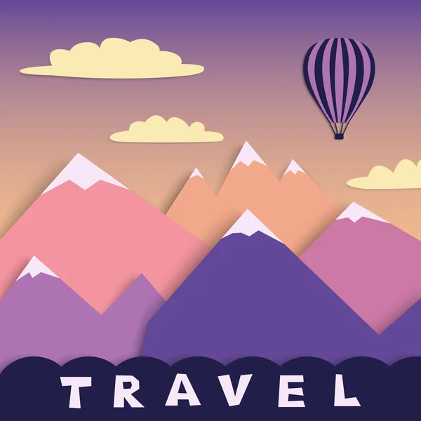 Travel design — Stock vektor