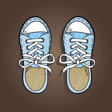  çizgili spor ayakkabı