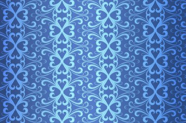 Mavi vintage desen