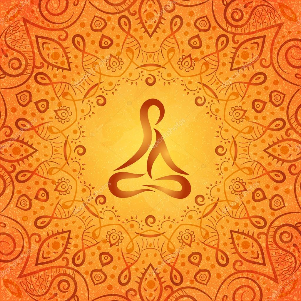 Download Mandala, yoga, frame — Stock Vector © zaretskaya #82587238