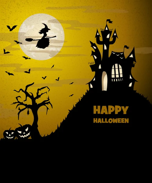 Notte di Halloween — Vettoriale Stock