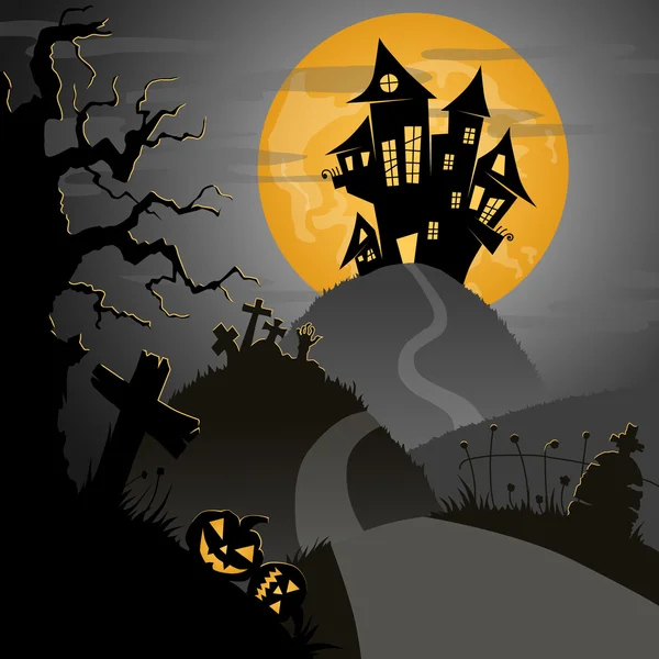 Halloween night — Stock Vector