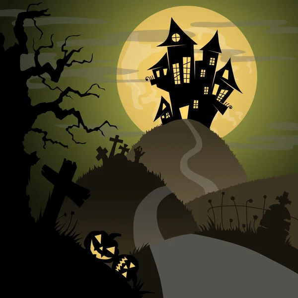 Ночь Хэллоуина — стоковый вектор