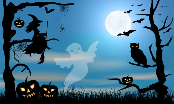 Fiesta de Halloween — Vector de stock