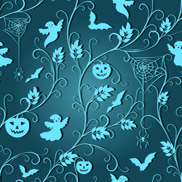 Halloween vintage mönster — Stock vektor