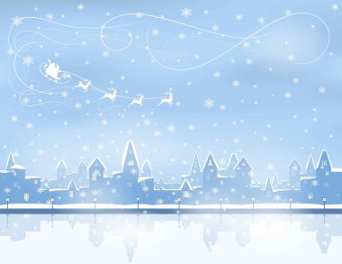 Noel, kar yağıyordu şehrin