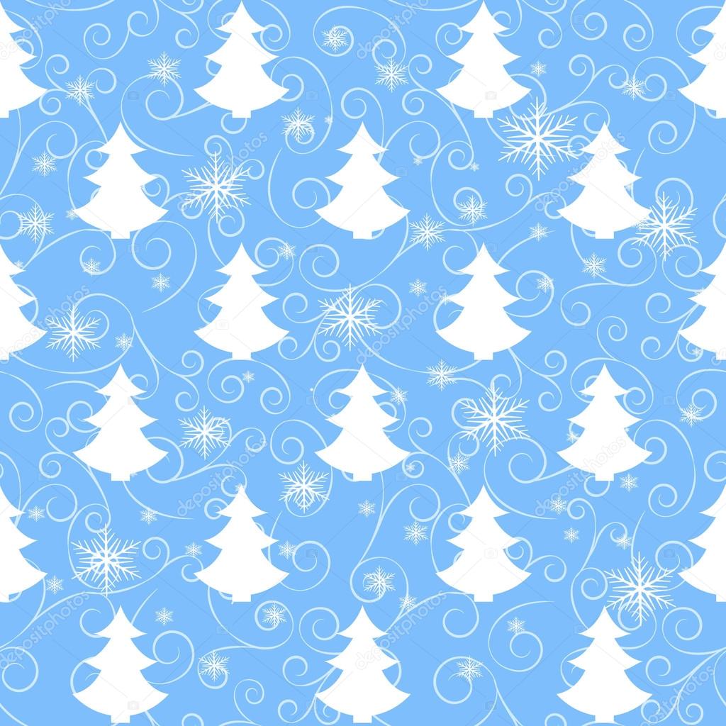 winter blue pattern