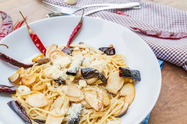 Spagetti torkad chili — Stockfoto