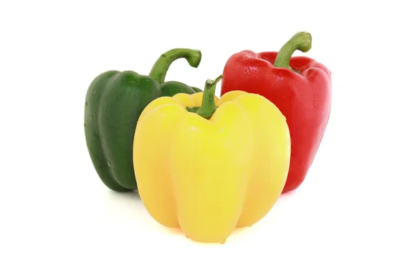 Paprika drei Farben — Stockfoto