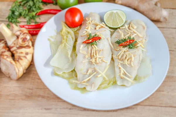 Dolly fish steamed — Stock Photo, Image