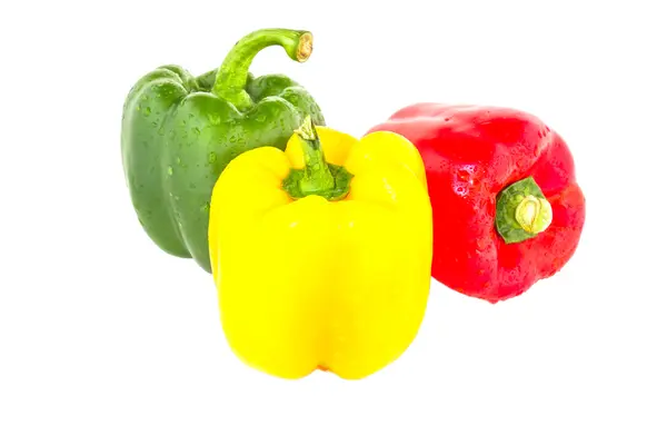 Paprika drei Farben — Stockfoto