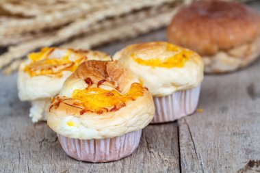 Yumuşak topuz rulo ve Muffin altın konu