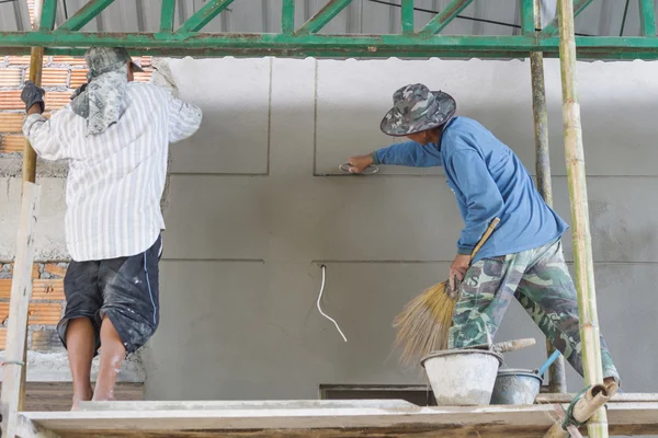 Worker building — Stock Photo, Image