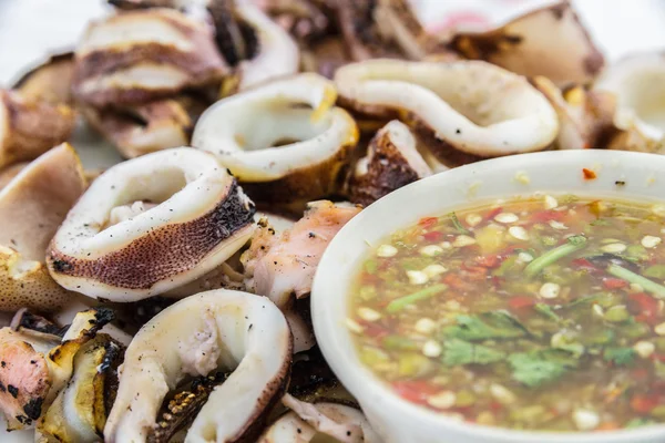 Grilled squid — Stock Photo, Image