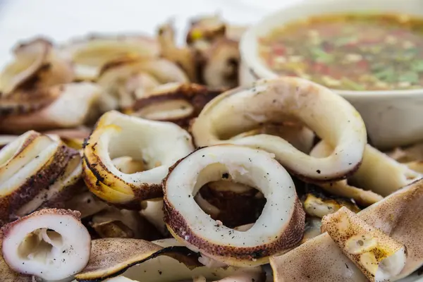 Grilled squid — Stock Photo, Image