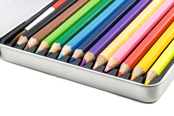 Bleistift im Kasten — Stockfoto