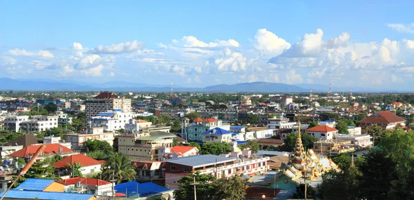 Tachileik stad — Stockfoto