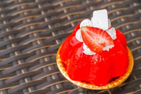 Bolo de morango — Fotografia de Stock