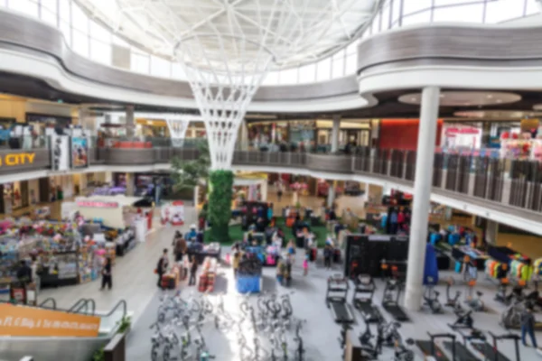 Niewyraźne shopping mall — Zdjęcie stockowe