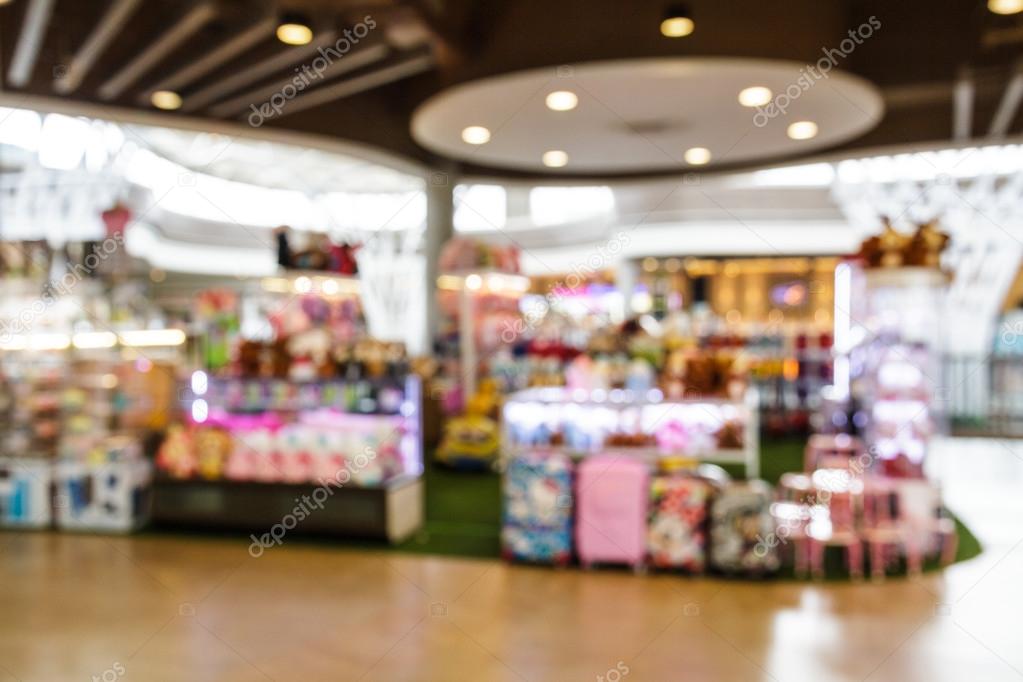 Blurred Shopping mall