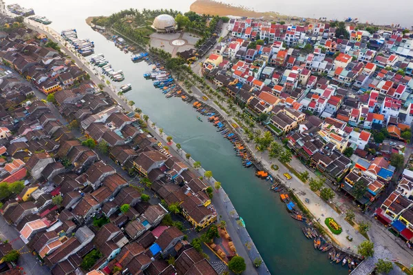 Aerial View Hoi Ancient Town Vietnam — Stock Photo, Image