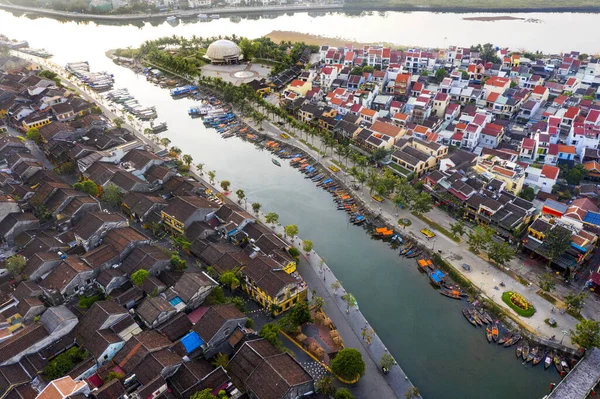 Vista Aérea Hoi Ciudad Antigua Vietnam —  Fotos de Stock