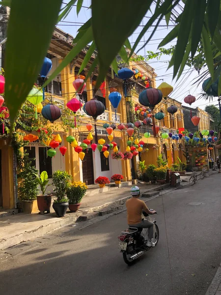 Hoi Quang Nam Province Vietnam January 2020 Hoi Ulice Plná — Stock fotografie