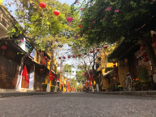 Хойан Провинция Куанг Нам Вьетнам Января 2020 Года Улица Хойан — стоковое фото