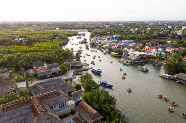 Vue Aérienne Hoi Ville Antique Viet Nam — Photo