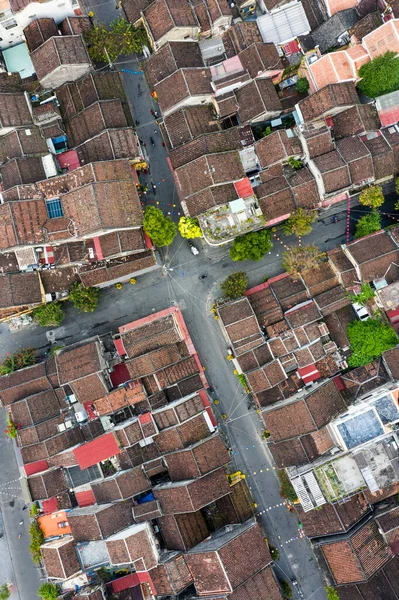 Vista Aérea Hoi Cidade Antiga Vietnam — Fotografia de Stock