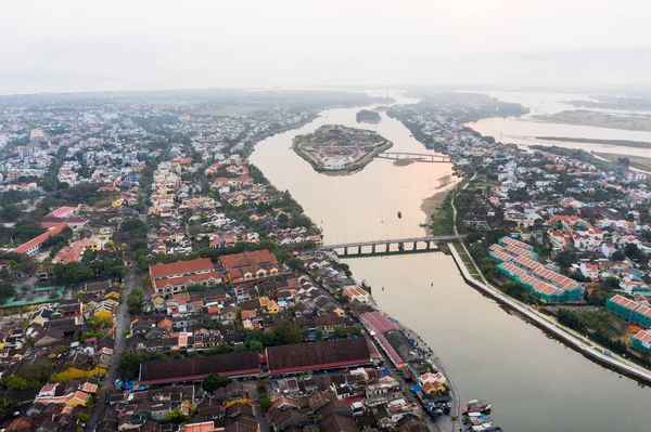 Aerial View Hoi Ancient Town Vietnam — Stock Photo, Image