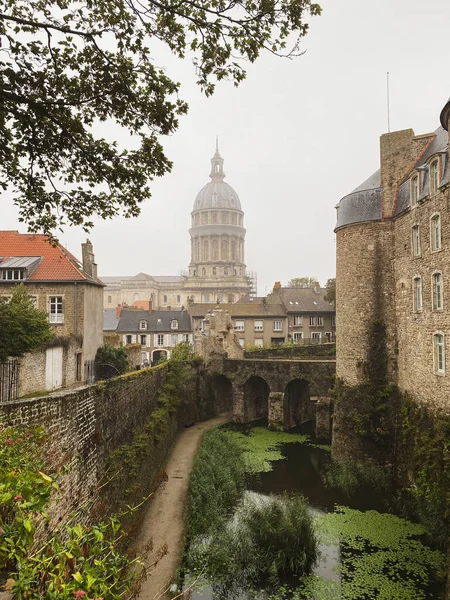 Basilique Notre Dame Immaculée Conception Cité Fortifiée Boulogne Sur Mer — Photo