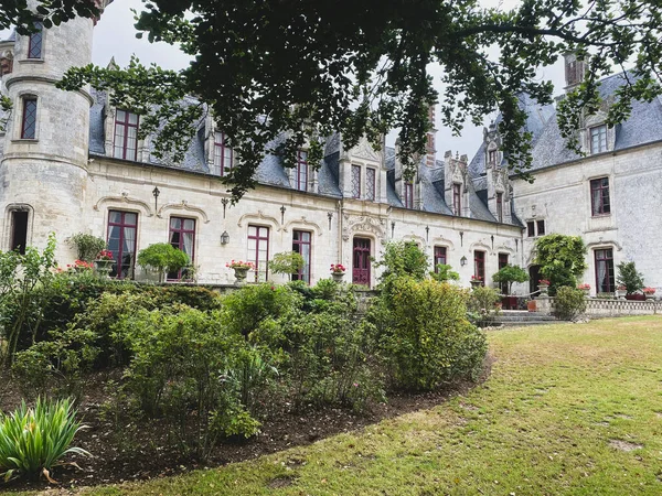 Prestigioso Novo Castelo Gótico Regniere Ecluse Departamento Somme França Picardia — Fotografia de Stock