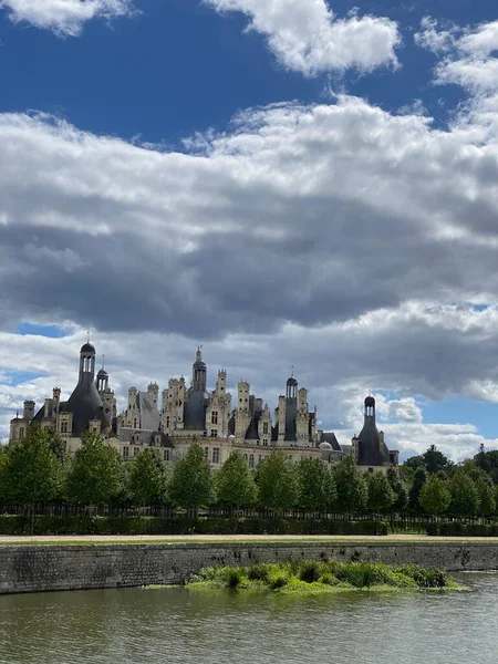 Chateau Chambord Στην Κοιλάδα Του Λίγηρα Παγκόσμια Κληρονομιά Της Unesco — Φωτογραφία Αρχείου