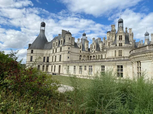 Chateau Chambord Gyönyörű Kertje Loire Völgyben Unesco Világörökség Franciaországban — Stock Fotó