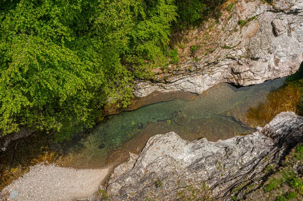 Vista Dall Alto Sul Fiume Malzac Sulla Robert Louis Stevenson — Foto Stock