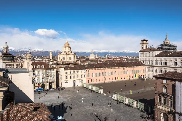 Turin von oben, italien — Stockfoto