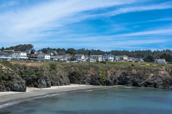 Vista da costa de Mendocino, Califórnia — Fotografia de Stock