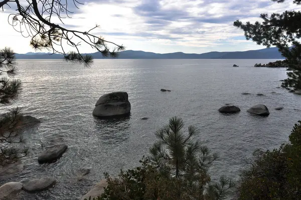 Vista del lago Tahoe, California — Foto de Stock