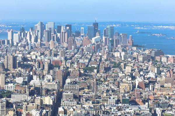 Aerial view of Manhattan, New York — Stock Photo, Image